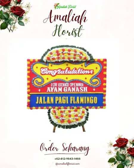 Sewa Papan Bunga Peusing